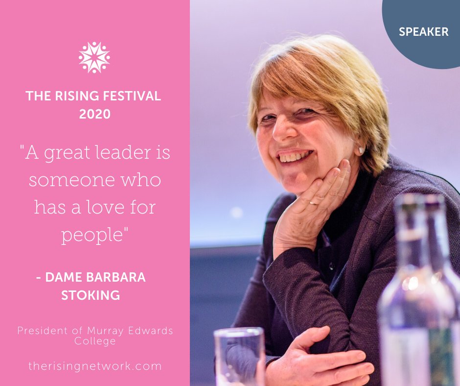 Rising_Network's tweet photo. Are you wanting to revive yourself & reignite your passion & purpose? - Join us at this years #RisingFest2020 and hear Dame Barbara Stocking in our open conversation, Blazing Passion - Link in bio to book your ticket!
.
.
.
#EachForEqual #InternationalWomensDay #IWD2020 #selflove https://t.co/S4o4hYmk7q