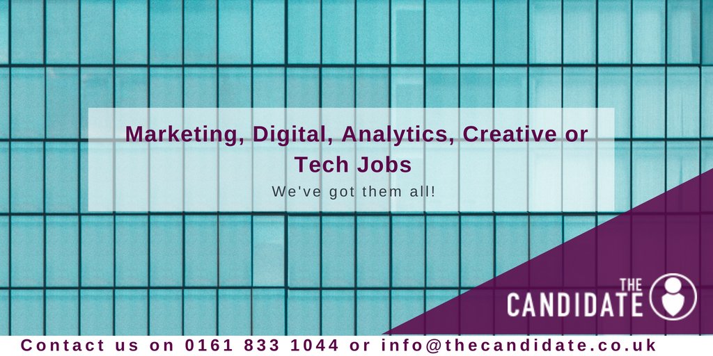 thecandidateuk's tweet image. buff.ly/2wlPoW2

Looking for a new role?

#Marketingrecruitment #Digitalrecruitment #Analyticsrecruitment #Creativerecruitment #Techrecruitment