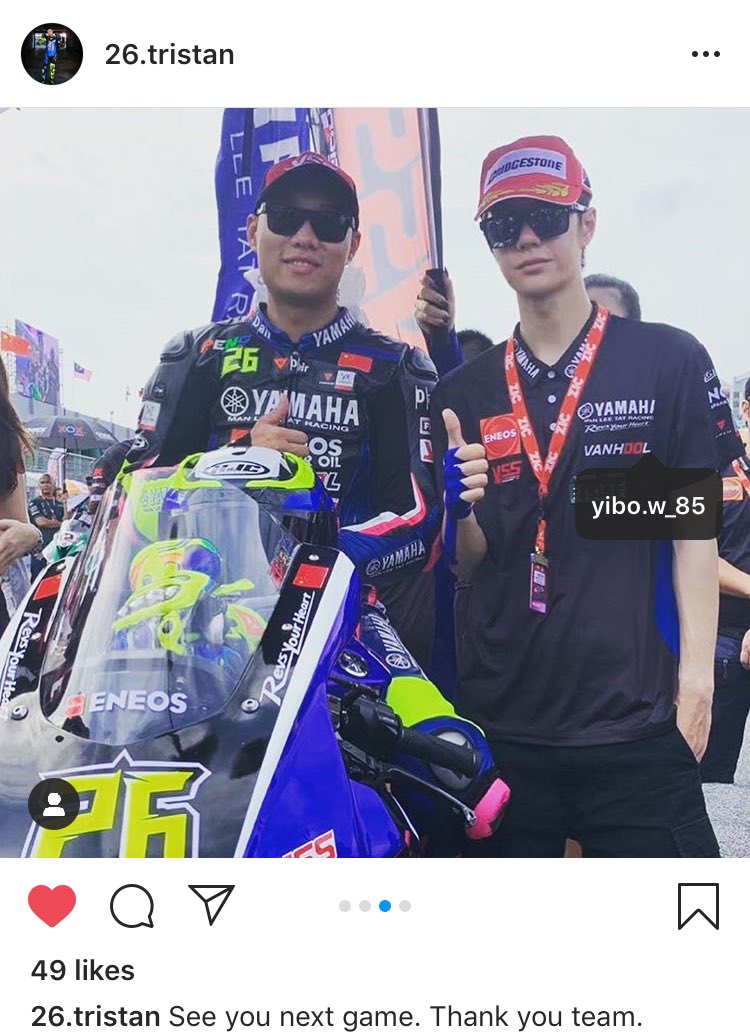mrtracer85's tweet photo. 🏁 #ChinaRacingInfo : ช่องทางการติดตามผลงานและให้กำลังใจกัปตันหลี่
👨🏻🔧#YAMAHAMLT
Official: https://t.co/og125v1E2j
🏍#李郑鹏 #Peng26
Weibo: https://t.co/2ghKYvdU3U
Ins: https://t.co/kdXwH1LFBh
🤝#VictorRacingTeam
Official: https://t.co/MFOJO3wCJr
Ins: https://t.co/KJSqDBOiac https://t.co/311EBGLq6m