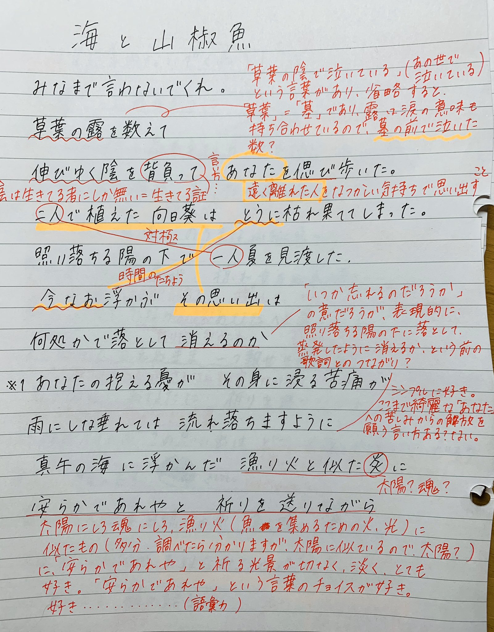 孔雀 大好きな海と山椒魚の歌詞の良さを伝えるべく 書き起こしました 思いに手が追いつかなくて乱文です すいません あくまでも私個人の解釈なので 悪しからず T Co Nw2ut5q4o4 Twitter 孔雀 大好きな海と山椒魚の歌詞の良さを伝えるべく 書き起こしました 思いに手が追いつかなくて乱文です すいません あくまでも私個人の解釈なので 悪しからず T Co Nw2ut5q4o4 Twitter