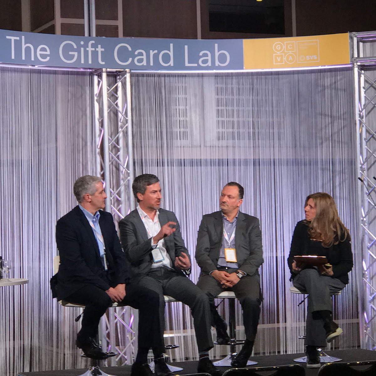 StoredValue411's tweet photo. Really good panel on fraud and security in the Gift Card Lab at the #UKGCVA2020 Conference with Alan Ralph from @StoredValue411.
#GiftCardSecurity #GiftCard #GCVA https://t.co/EPChbarI8L