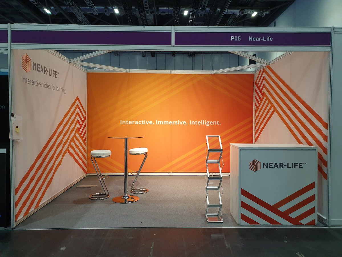 NearLifeTech's tweet photo. Huge thanks to @TeamExpos who dressed our stand at @LearnTechUK last month. You did an amazing job AND you sent us chocolates!🤩 

#LT20 #LearningTechnologies #Elearning #Gamification https://t.co/irhNRWZwgh