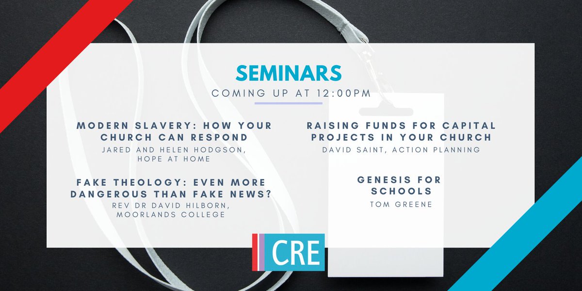 CRE_churchshow's tweet photo. Any of these seminars take your fancy? They're starting at midday #CREMidlands https://t.co/IY5ZRhzz5L