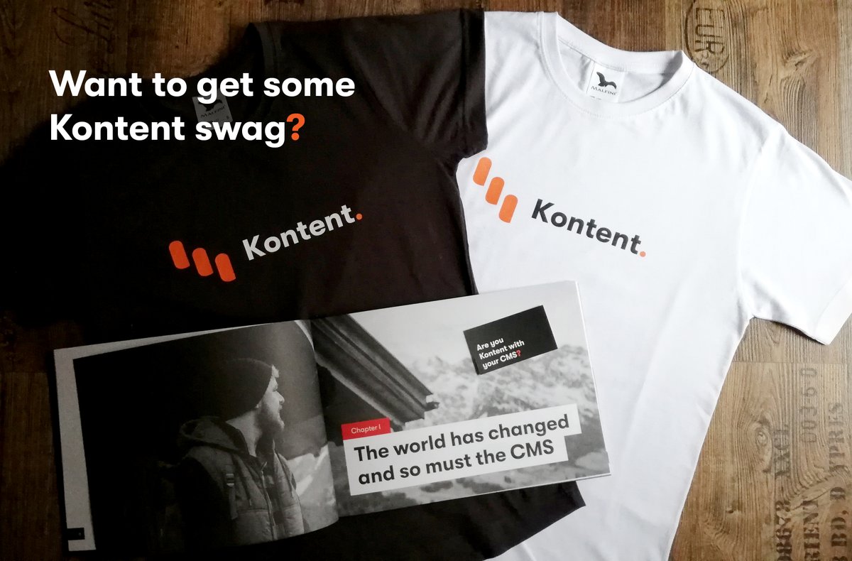 Our new Kontent T-shirts have arrived! Simply retweet to enter our #contest 😉 We’ll draw two winners on Monday and send them each a T-shirt of their choice! 
#WeLoveKontent #GiveAway #KontentContest
