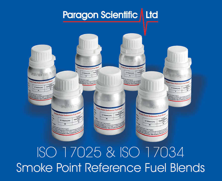 Paragon_Sci's tweet photo. Our range of Smoke Point Reference Fuel Blends have been successfully assessed by UKAS (The United Kingdom Accreditation Service) and are now part of our scope of accreditation to ISO 17025 and ISO 17034.

#smokepoint #petroleum #petroleumindustry #aviationindustry #kerosene https://t.co/Dd9p8uAxCc