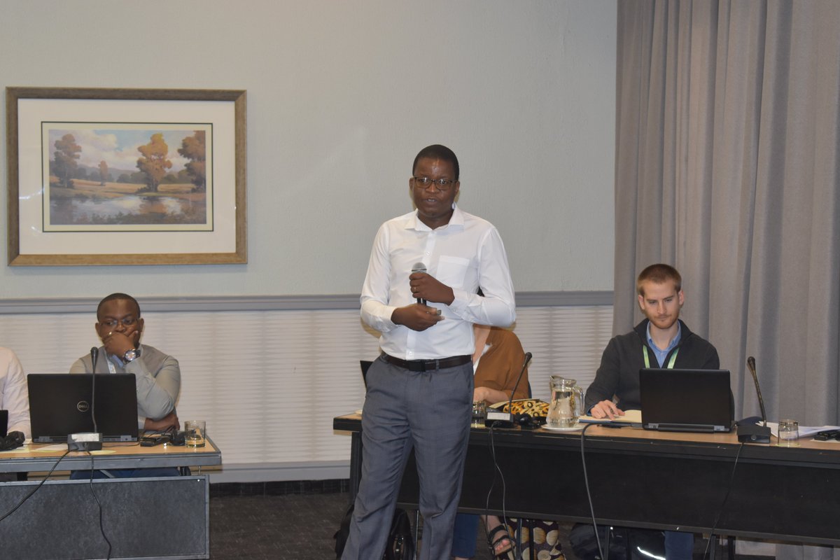 Michael Ramaano from ORASECOM sharing information on Data Sharing at RBO level. #SADCGMI <a href="/UNIGRAC/">IGRAC</a>