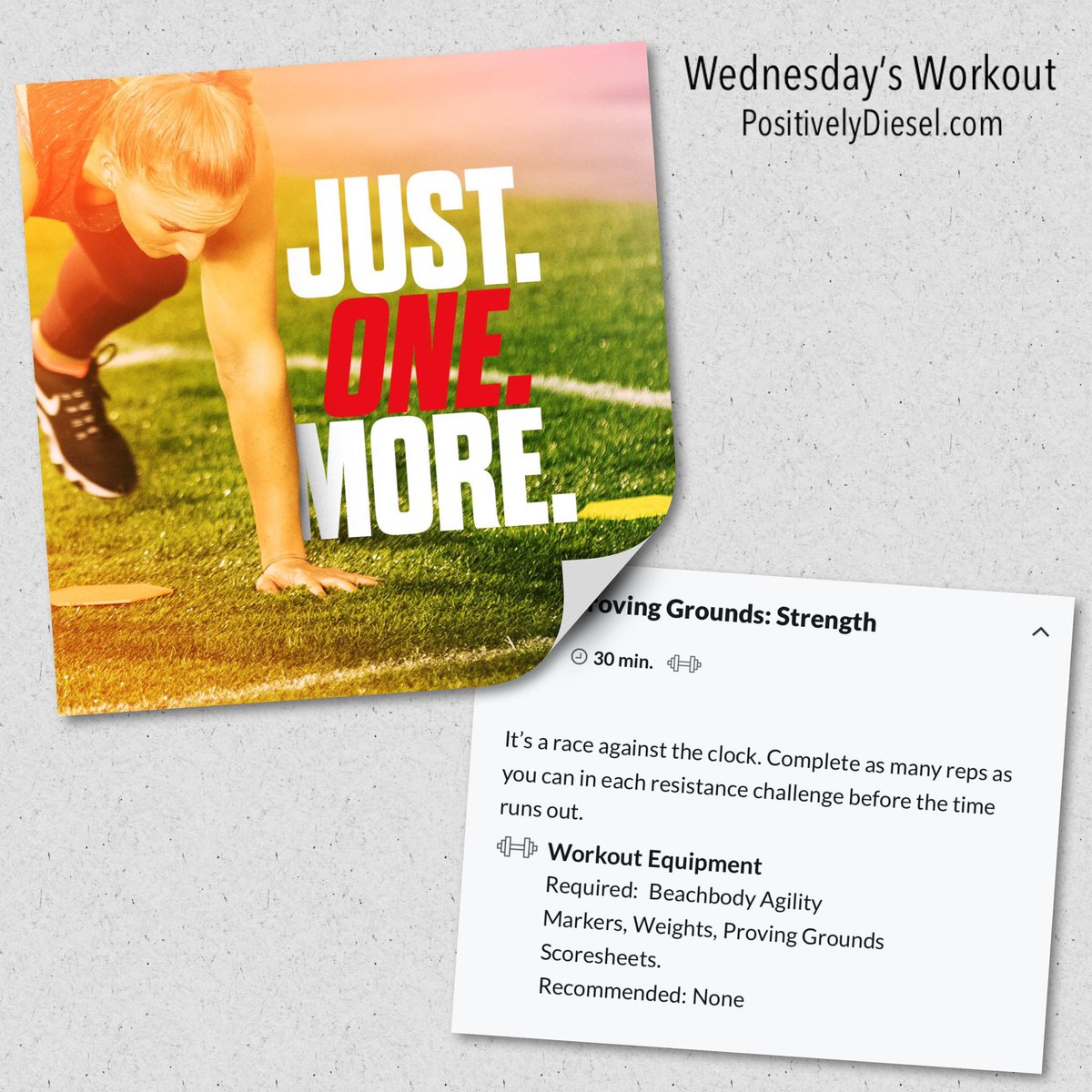 DieselDonnaD's tweet photo. This Wednesday’s workout is a race against the clock. Complete as many reps as you can in each resistance challenge before the time runs out.
Program: Shift Shop | Location: Your Home 😷 | Access 💻📱:  https://t.co/cR0KZ28rP7 #beachbodyondemand #beachbody #shiftshop https://t.co/IrLSAivcBU