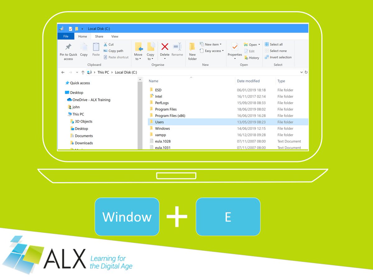 Did you know that ‘Windows + E’ opens your Windows Explorer with folder pane on left side of window to easily access your files.

We offer a variety of Microsoft courses to improve your knowledge, see our course catalogue here: bddy.me/3cu80Ur