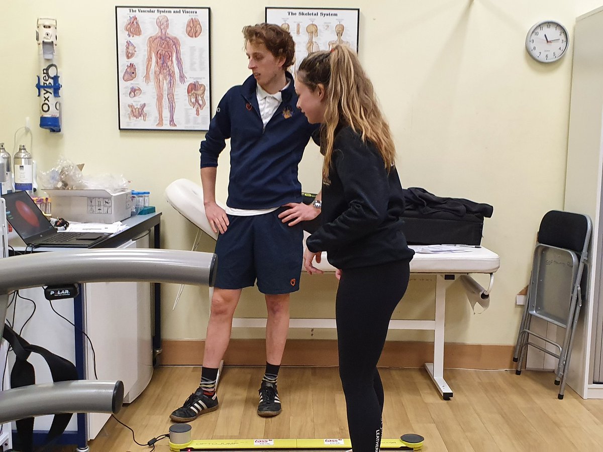 SJPEDept's tweet photo. A glimpse of @StJohnsSurrey A-Level Sports Scientists making the most of their time at @SurreyHPI #TeamPE #ThisIsSportsScience #ActiveLearning https://t.co/B02x2BpefV