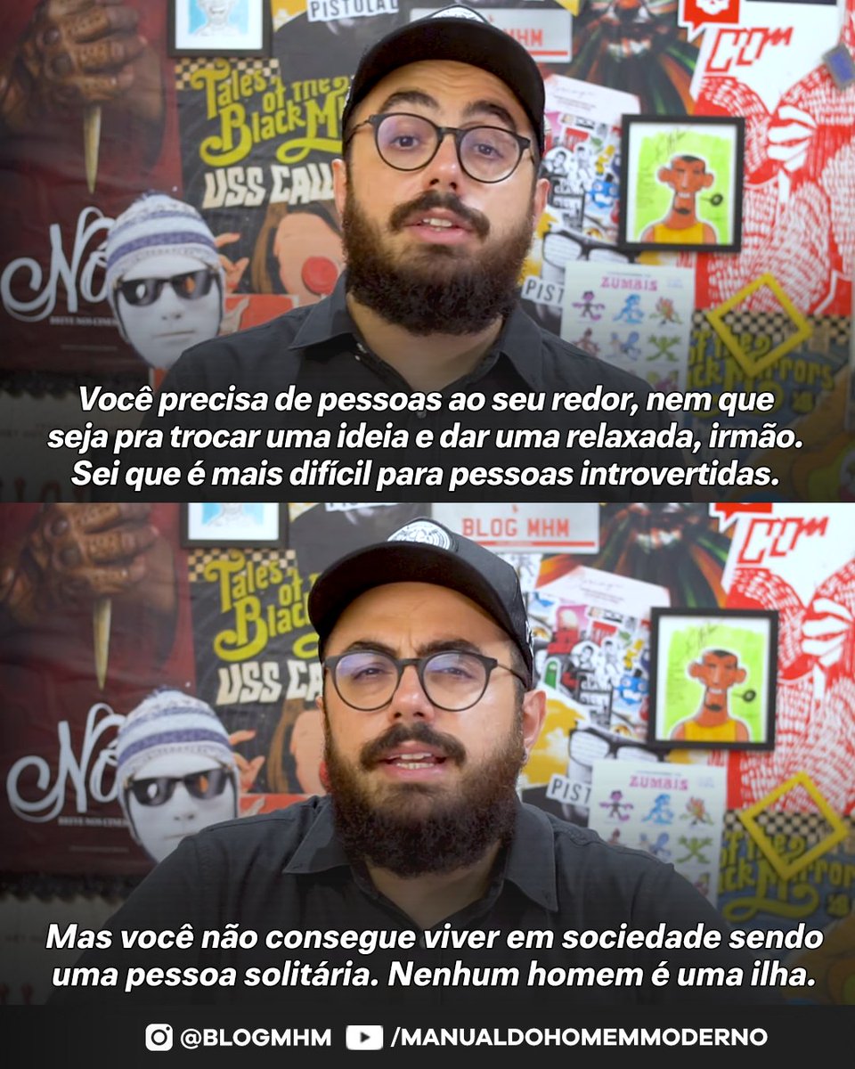 BlogMHM's tweet photo. Não vem meter o papinho de "macho alpha", dizendo que não precisa de ninguém pra ser feliz e cultiva a solitude. Nunca é tarde pra sair da sua zona de conforto. 👫
⠀
#pistolada #reflexão #motivacional #reflexãododia #resiliência https://t.co/YScCWTPU2L