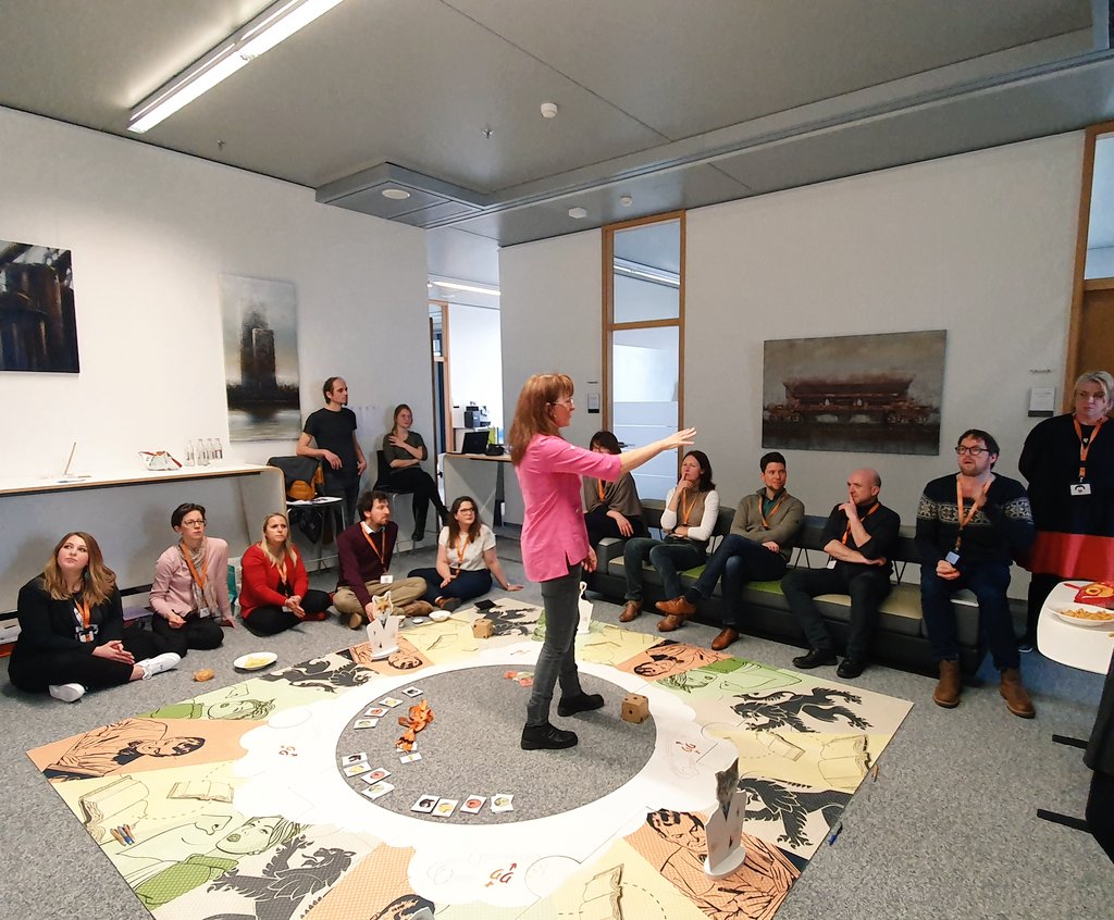 LISER (@liserinlux) on Twitter photo LISER researchers visit <a href="/FnrLux/">Luxembourg National Research Fund (FNR)</a> staff to play the 'GG' #GenderGame. The giant interactive board game allows science & society to interact and break down gender stereotypes #GenderEquality #EgalitéFH #NoStereotypes #FNRPSP LISER researchers visit <a href="/FnrLux/">Luxembourg National Research Fund (FNR)</a> staff to play the 'GG' #GenderGame. The giant interactive board game allows science & society to interact and break down gender stereotypes #GenderEquality #EgalitéFH #NoStereotypes #FNRPSP