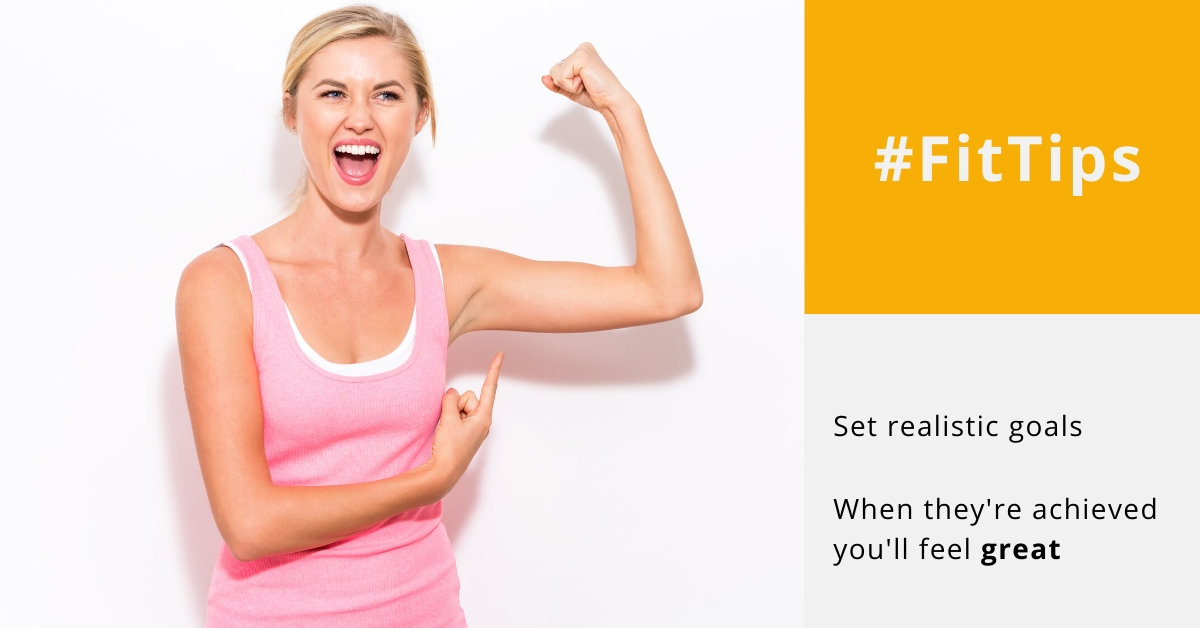 Struggling with a lack of consistency? Set yourself realistic goals - when they're achieved, you'll feel great 👍 

#FitTips