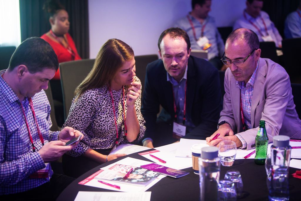 ChannelCon_EMEA's tweet photo. Grab some lunch and head over to Grand Ballroom 2 (level 2) with @thecrispguy and @TireneDoepel for our #UKCCManc20 CompTIA Book Club and let the #CompTIAUKCC know which books and podcasts changed your business life! https://t.co/APYIQUEdWG