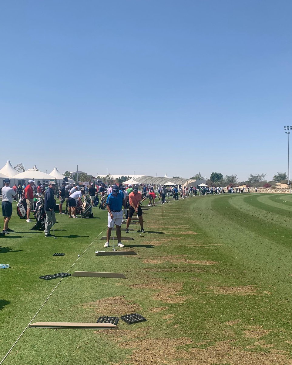 TrackmanGolf's tweet image. Technology for everyone this week at the @EuropeanTour with #trackmanrange #qatar @ecgolfclub