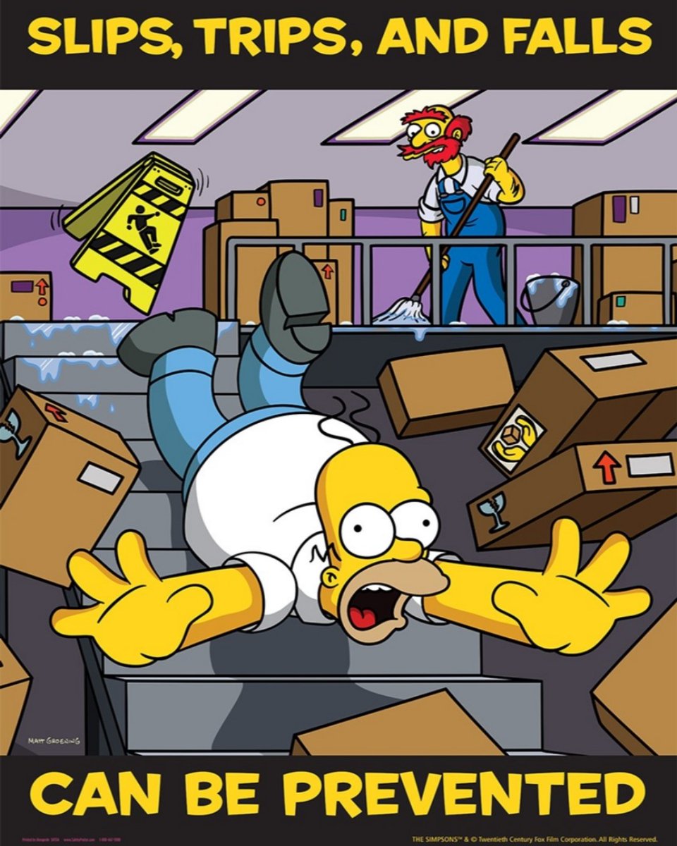 OCSMGT's tweet image. #workcompwednesday

DOH!!! That Hurts! Don't pull a Homer! Work safe and avoid hazards! #ocsmgt #yourcaringprofessionals #workcomp #ccm #casemanager #hazards #work #safety