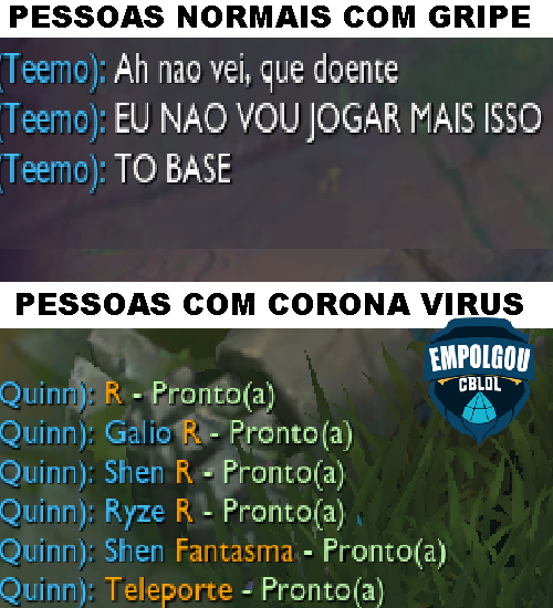 Empolgou CBLOL on X: Bora rodar esse mapa! #CoronaVirus #LeagueofLegends # LoL  / X