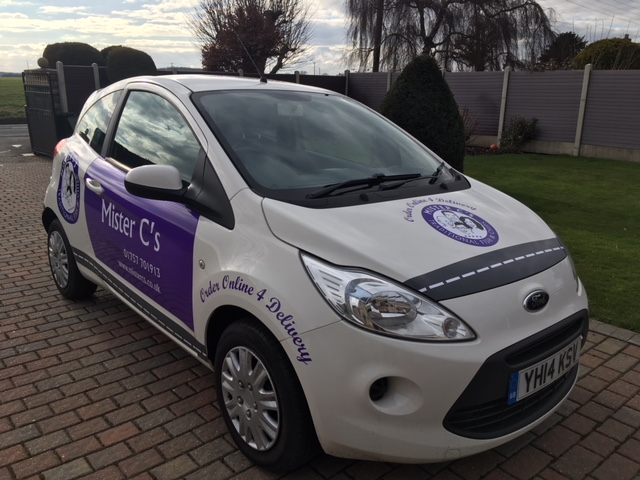 Our delivery service is running today from 5pm, you can order via the App, by telephone or on our website