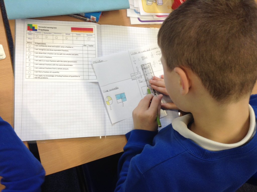 latimerprimary's tweet image. #ClassCM have been looking at different types of fractions. We used this information to make posters which included fractions being written as numerals and words as well as drawing some visual representations! #LatimerMaths