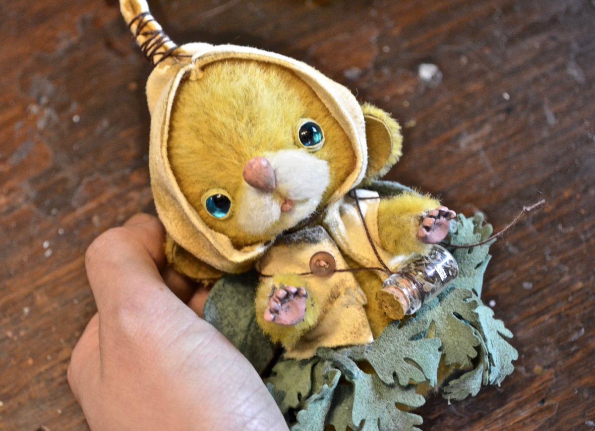 人気作家　コボリサヤカ　作家　ぬいぐるみ　ブーケガルニちゃん　アーティストベア Sayaka Kobori(コボリサヤカ)◇11月1日2日アートバラック&上野