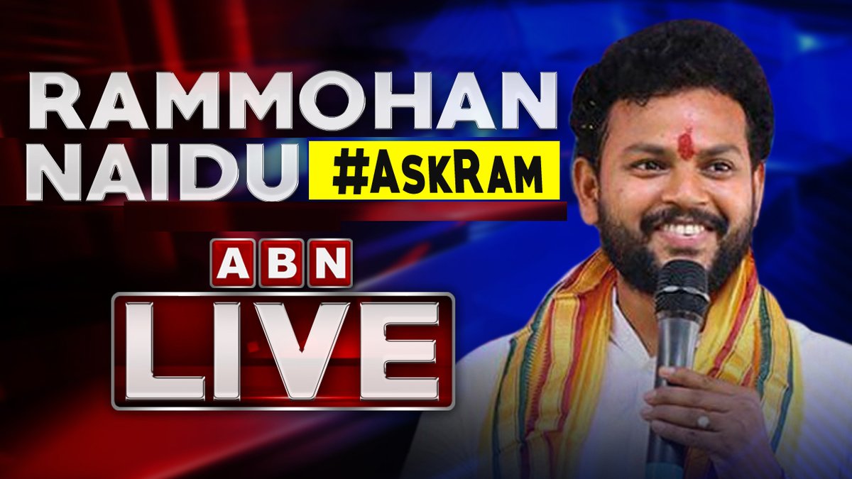abntelugutv's tweet photo. Rammohan Naidu LIVE #RammohanNaidu Interaction With Fans In Twitter #AskRam #ABNLIVE
Watch LIVE: https://t.co/5bT4aqlwTh https://t.co/HNhD8Er5D3