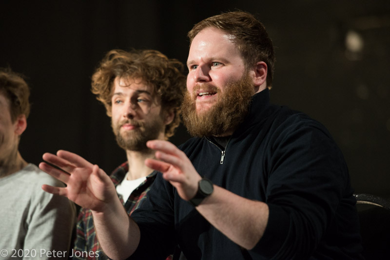 TerriPaddock's tweet photo. #Macbeth Macbeth Macbeth. Say it w/o fear! Thx @LazarusTheatre for a top Q&amp;A last night at @GreenwichTheatr:

AD Ricky Dukes
@_Jamieoneill
@reggieseeley
@FredBThomas 
@LewisJDavidson
@mrdavidclayton
@hamishsomers
@mega_mikko
@darcywillison

Blog &amp; more 📸: https://t.co/GV3X65RLd8 https://t.co/QPW8Yjmzrj