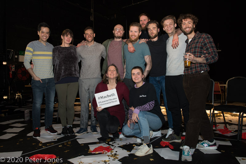 TerriPaddock's tweet photo. #Macbeth Macbeth Macbeth. Say it w/o fear! Thx @LazarusTheatre for a top Q&amp;A last night at @GreenwichTheatr:

AD Ricky Dukes
@_Jamieoneill
@reggieseeley
@FredBThomas 
@LewisJDavidson
@mrdavidclayton
@hamishsomers
@mega_mikko
@darcywillison

Blog &amp; more 📸: https://t.co/GV3X65RLd8 https://t.co/QPW8Yjmzrj