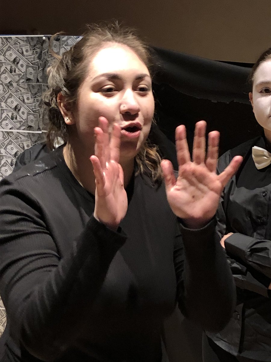 HeathfieldDrama's tweet photo. Livvy and Libby took us into the world of #LowLevelPanic & devised an extraordinary piece of Artaudian #promenade #theatre on depression. #Drama #thesegirlscan https://t.co/P0CNuPmd0O