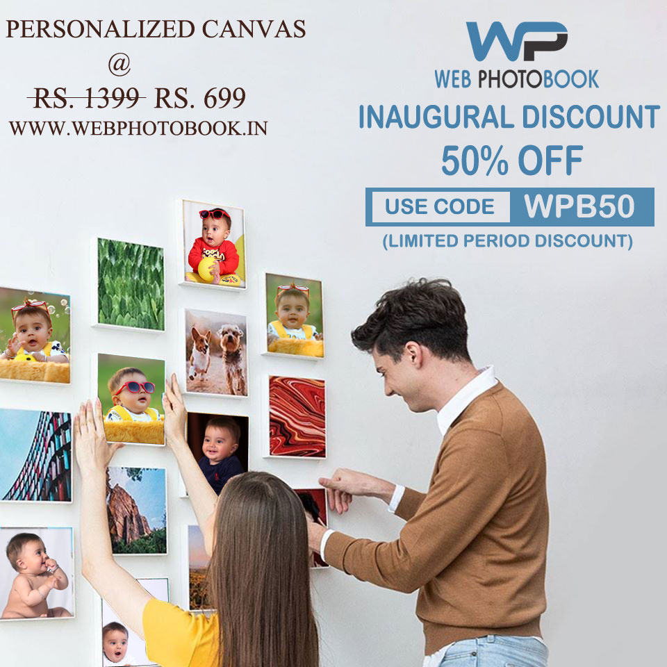 WebPhotobook's tweet image. DESIGN YOUR WONDER WALL IN 3 SIMPLE STEPS:

1. SELECT CANVAS SIZE.
2. UPLOAD PICTURES.
3. ORDER.

THEY ARE ALL 50% OFF !!
NO SHIPPING
HURRY UP NOW 🥳🥳
CHECK THEM OUT HERE 👉
🌐 - WEBPHOTOBOOK.IN/CANVAS.PHP
📧 - WEBPHOTONEW@GMAIL.COM
📞 - 77173-03003
#canvasdesign #PhotoBook #Gifts