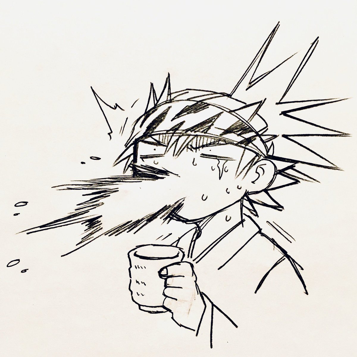 スズキ カイ 鈴木 快 Ar Twitter 何日か前に 使い古されてるけどついやっちゃうマンガ表現 みたいなのが流れてきたけどボクは 驚いて口から 飲み物を吹き出す ってのが思い浮かびました 古いケド好きなんだなぁ こういうのが