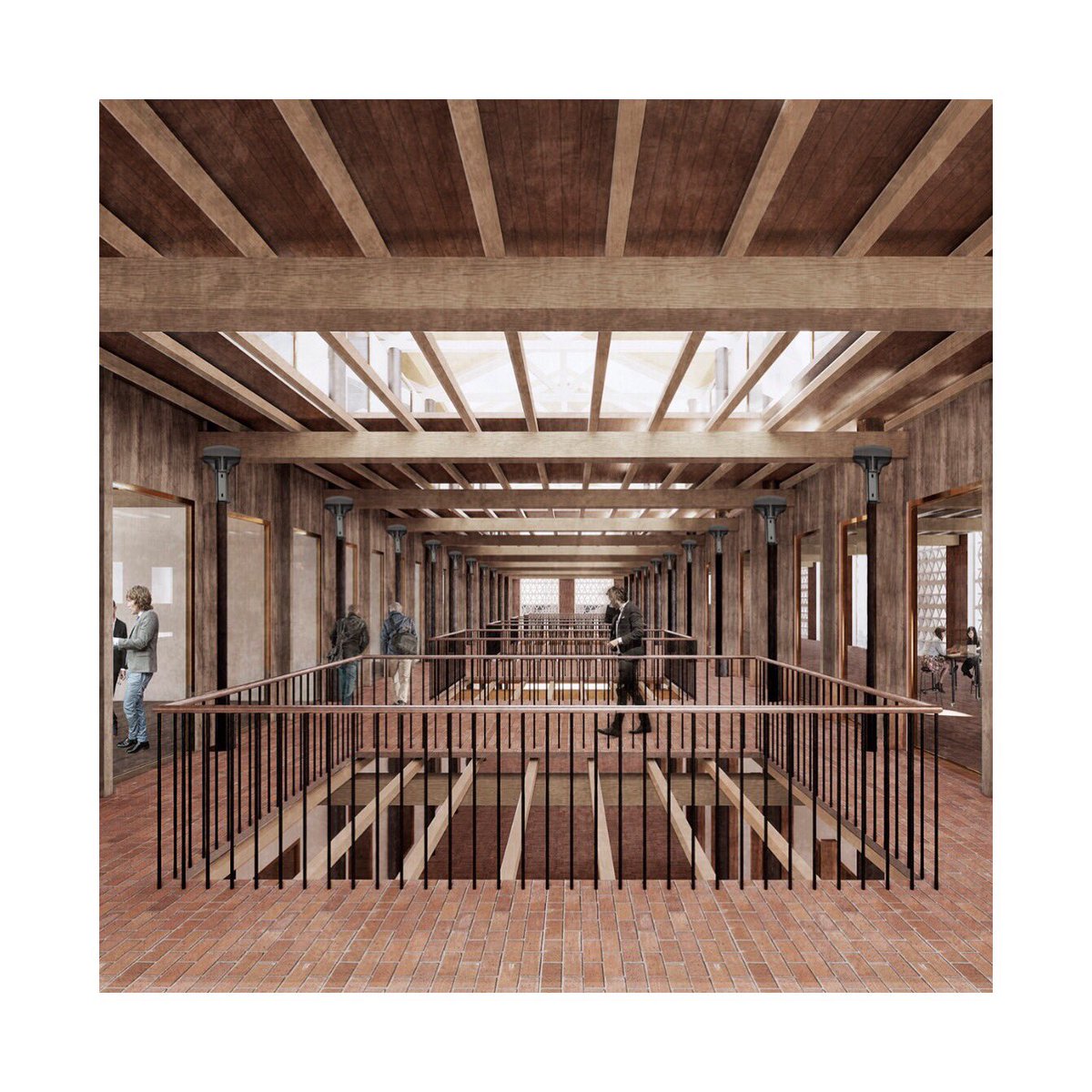 bakarchitecture's tweet photo. espacio interior en la Colonia Güell https://t.co/iriWEFhUv7 #architecture #impluvium #arquitectura #espaciointerior #render https://t.co/qycPjyzYx4