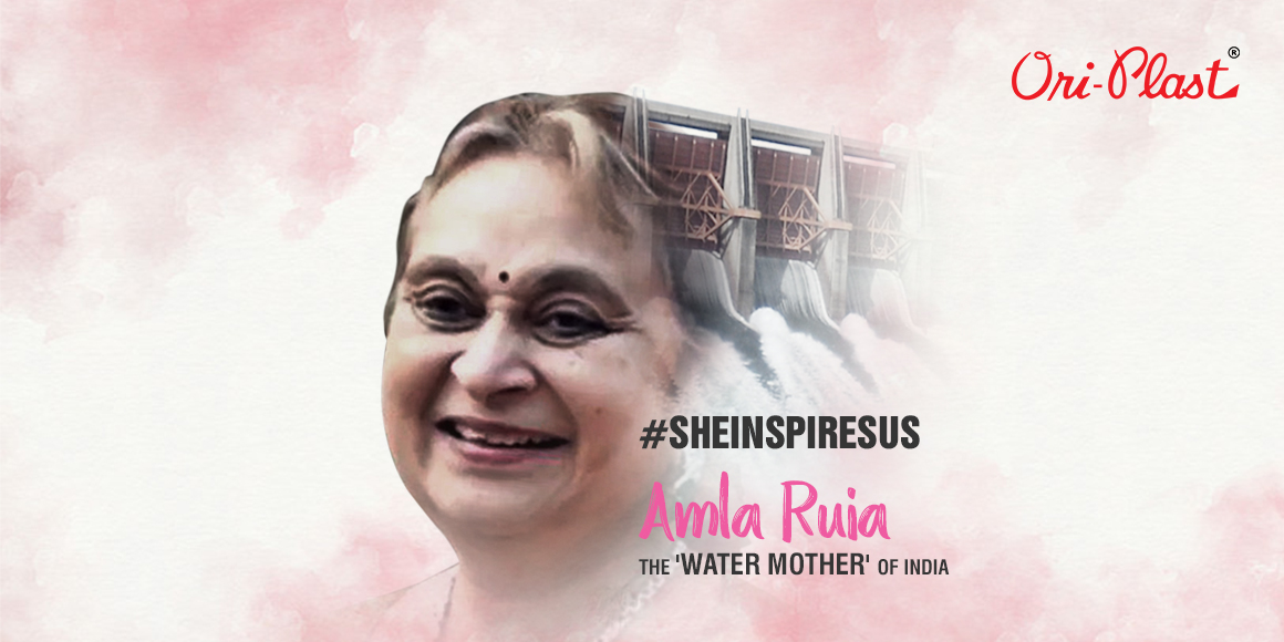 Fondly called Pani Mata, Amla Ruia has changed the world by improving water harvesting scenario across Rajasthan villages by building 200 dams in 115 villages. This International Women's Day, Ori-Plast wishes more power to such women. 
#SHEINSPIRESUS
