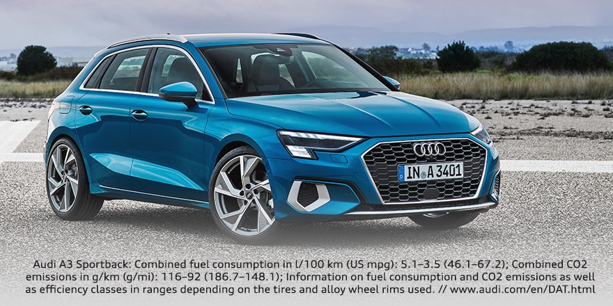 AudiOfficial's tweet image. #Digitalized, refined and sophisticated – our new #Audi #A3 Sportback. With its progressive #design and innovative features it is a real all-rounder. What do you think of the new A3 Sportback? #A3reveal