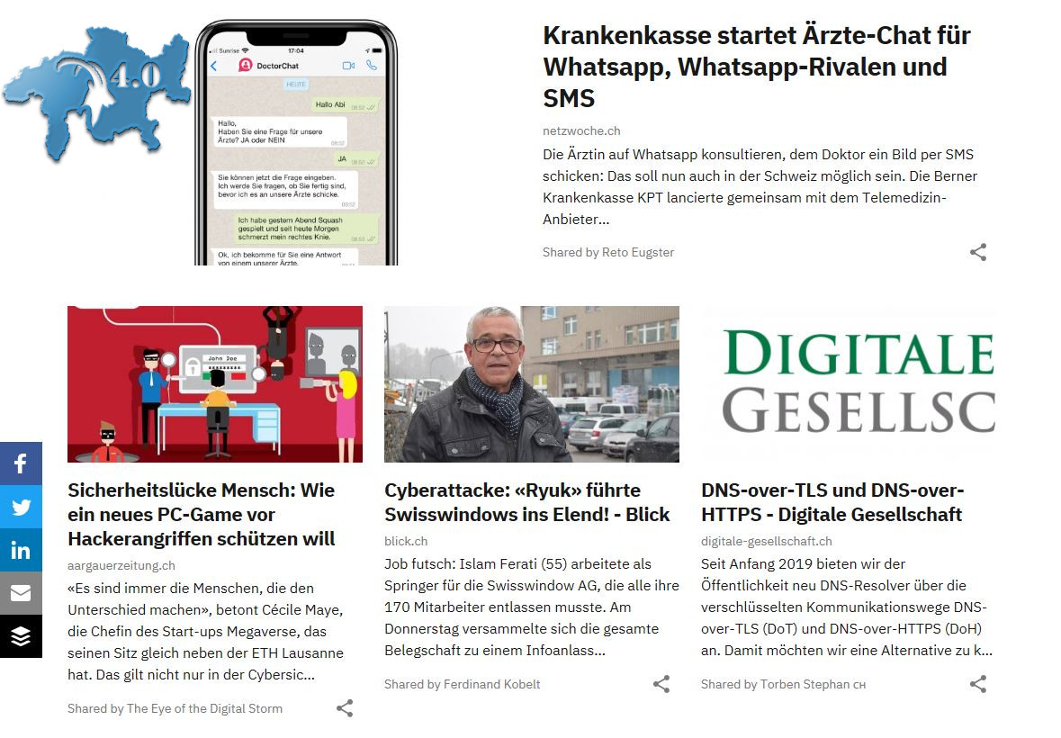 Ein Ärzte-Chat über Whatsapp, ein PC-Game gegen Hackerangriffe, eine Cyberattacke die ein mittelständisches Unternehmen vernichtet u.v.m. in der aktuellen Ausgaben von #GRDigital
s.gr-digital.ch/2PKYOl0