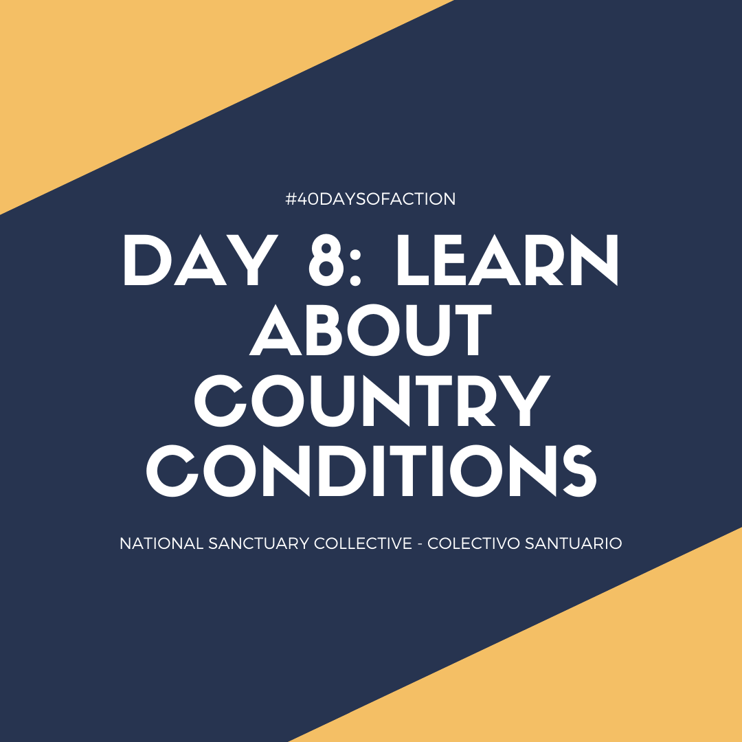 NSC_CS's tweet photo. #40DaysOfAction What would you do for your children? The current migration from Central America is mostly made up of parents and children who are fleeing for their lives. Learn more about country conditions by going to the link: https://t.co/EA1WcAinH3 https://t.co/l9IzMBN77z