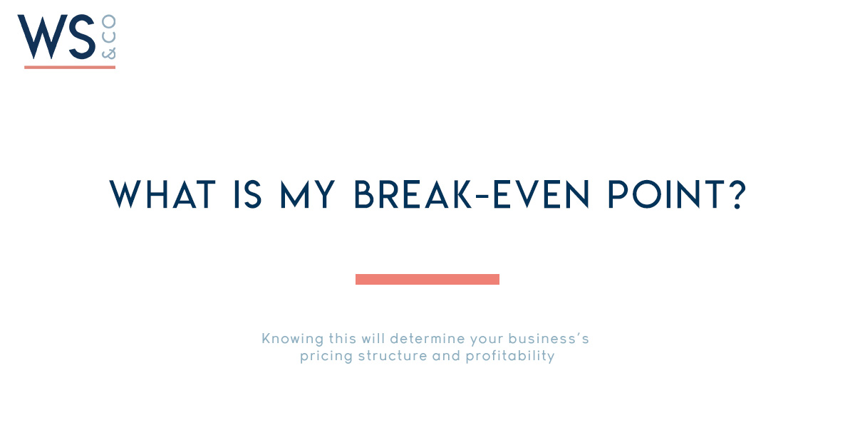 AccountantWSCO's tweet photo. We can analyse your business's finances and work out your break even point. Knowing this will determine your business’s pricing structure and profitability. Get in touch to find out more: https://t.co/cITUZWXAuP https://t.co/RxKu9pYQyh