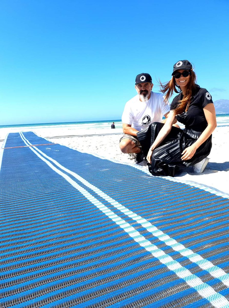 hellosandile's tweet photo. Muizenberg beach is finally wheelchair accessible 😭😤💙

Really proud of the team for getting this down. Our mission is to make all beaches in Southern Africa accessible first, then the rest of Africa 🌍🤘🏿 #OcalGlobal @ocalglobal https://t.co/XqCo3JPdke