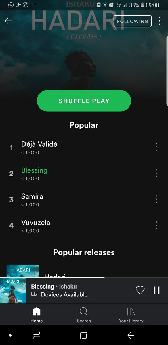 LaMirage1's tweet photo. Been listening to #Blessing on #Hadari back to back! I think its becoming my fav!😍 The Hausa lyrics gives me eargasms!!!! ❤❤❤
@ishakuofficial 🔥🔥🔥
https://t.co/3HEblKa1Po https://t.co/MtFFkhjO4p