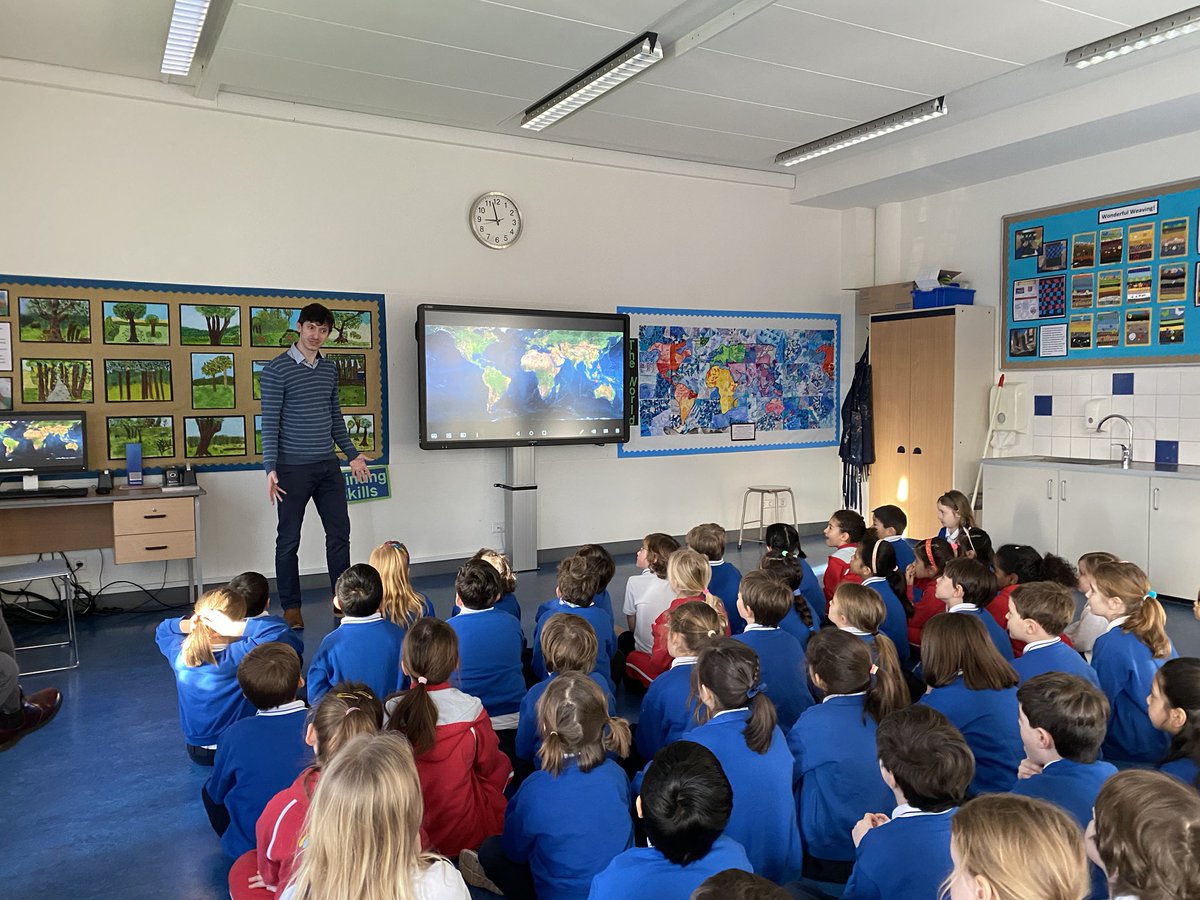BSNJSV's tweet image. #JSVY2 had a special talk about the islands of Komodo from our Geography expert: Mr Pratt. They learnt about a unique creature to the island... the Komodo Dragon! What a great introduction to our new Geography unit.