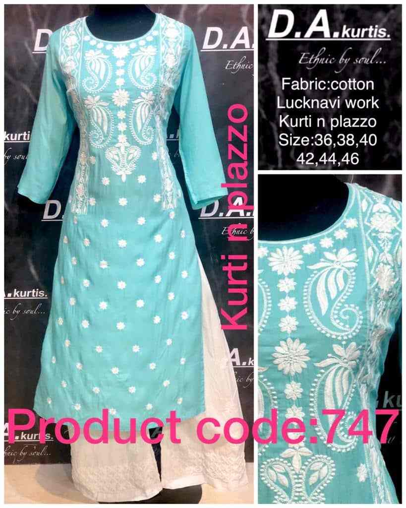 Blue georgette kurti | Kurti designs, Kurti, Ethnic wear designer