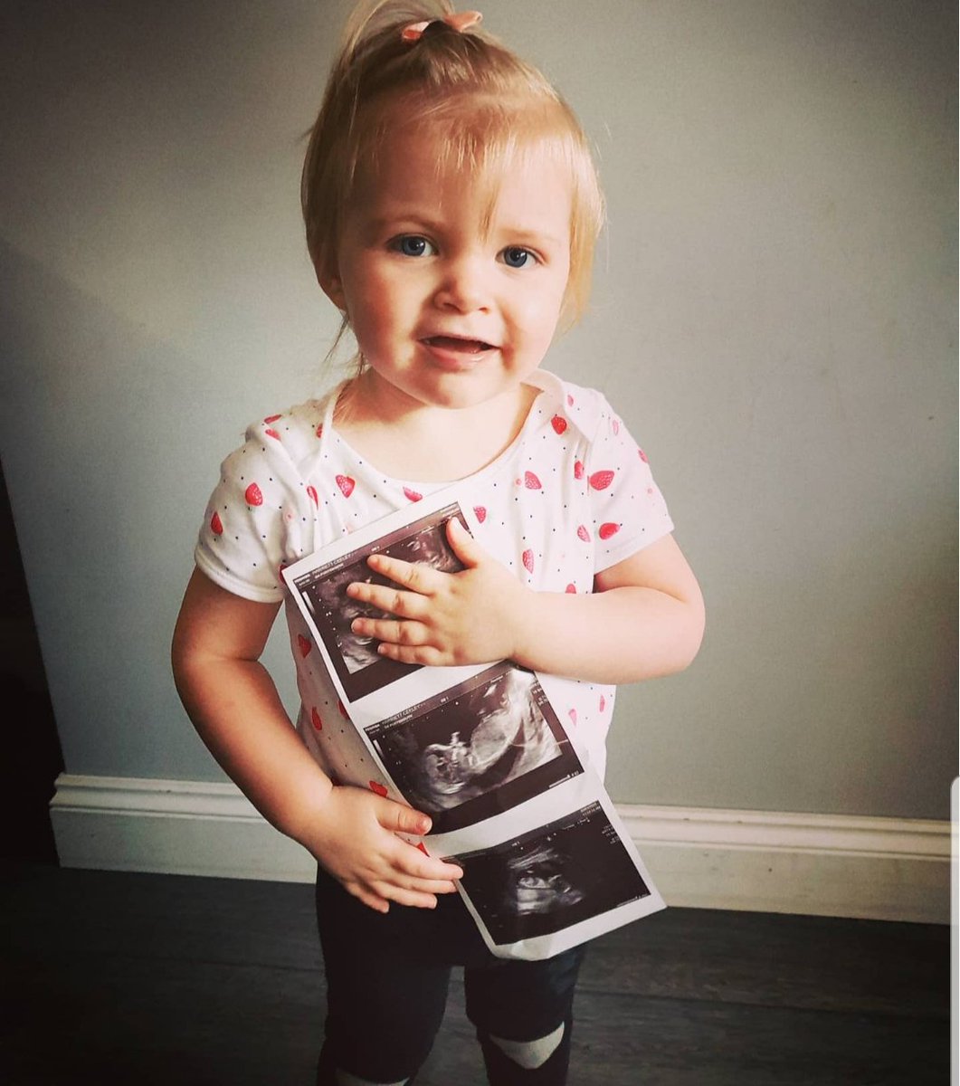 CeeleyHat's tweet photo. Penelope is going to be a big sister,  September 2020 💖💙👶 https://t.co/FV0X4JfwNb