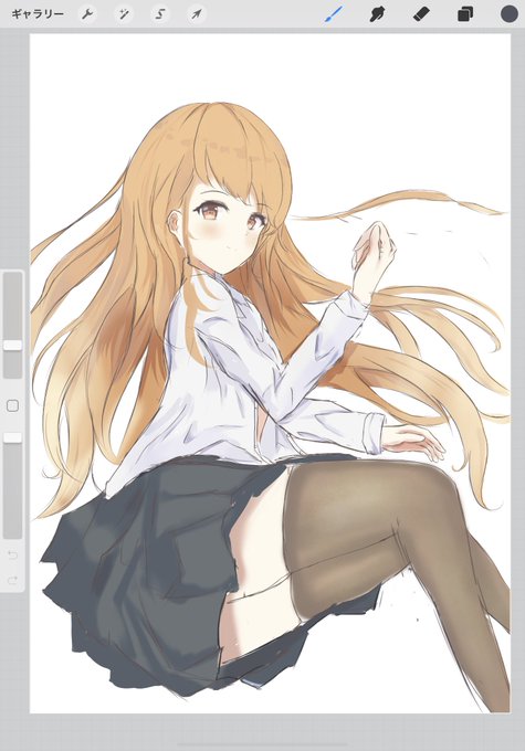 髪の色結構好きかも 