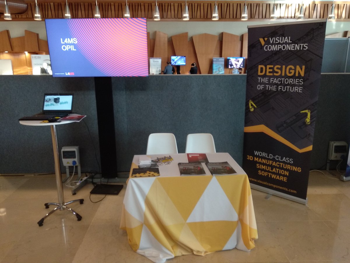 fubisin's tweet photo. Latest simulation technologies and #OPIL are enhancing the #intralogistics in the Factory of the Future. Discover the #EUProject @L4MS_EU, during the #ERF2020 at @VisComp1's booth #45. #EUresearch #InvestEU #H2020 #simulation #smartfactory #logistics #mobilerobotics #FoF https://t.co/e6ay63fzQn