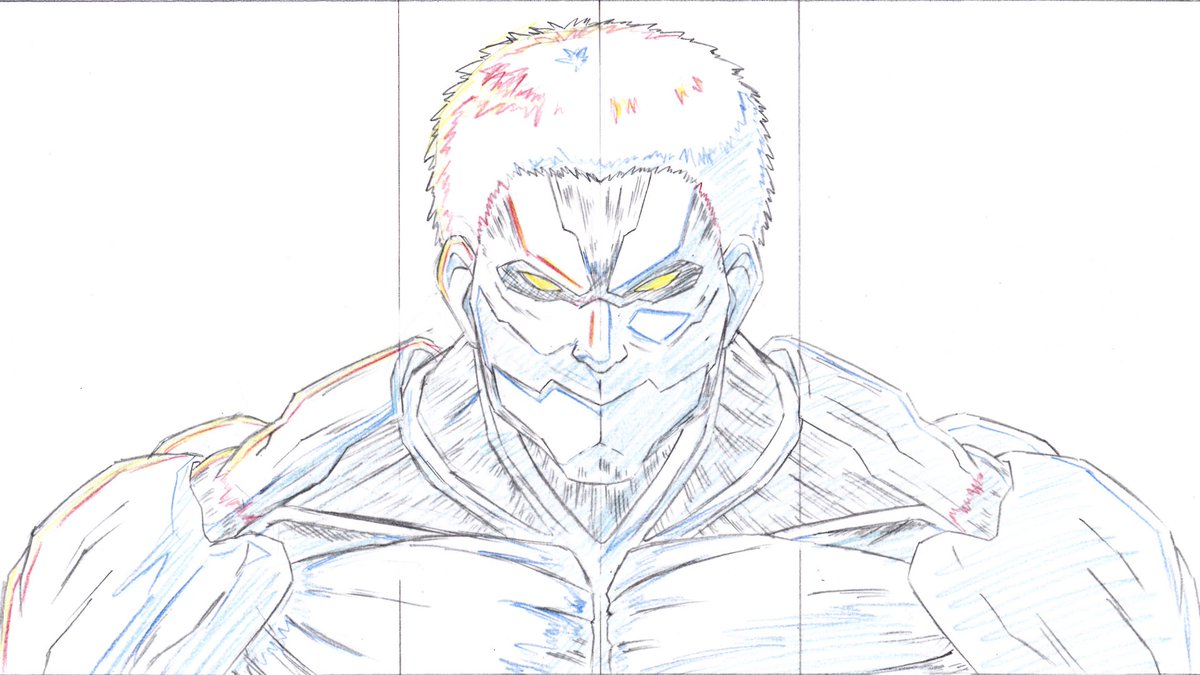 黒木シゲヲのチャンネル Twitterissa 鎧の巨人を描きました 元ネタ アニメ 進撃の巨人 進撃の巨人 鎧の巨人 イラスト 絵