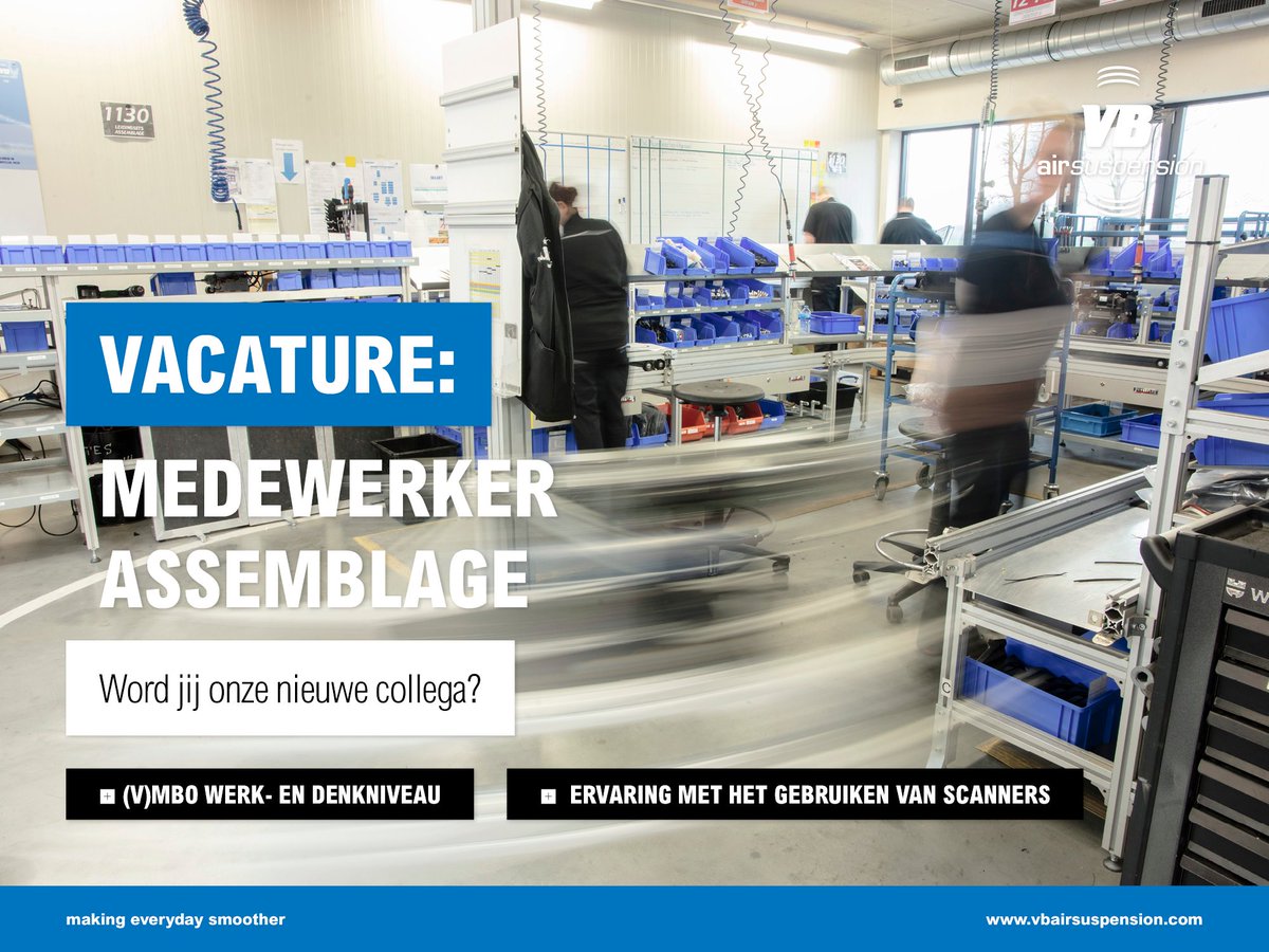 Op zoek naar een nieuwe #baan en wil je aan de slag als #Assemblagemedewerker? Als Medewerker Assemblage stel je, samen met jouw collega’s van de afdeling #Assemblage, het eindproduct samen uit de verschillende productonderdelen. #Solliciteren kan via: bit.ly/3cwie6z