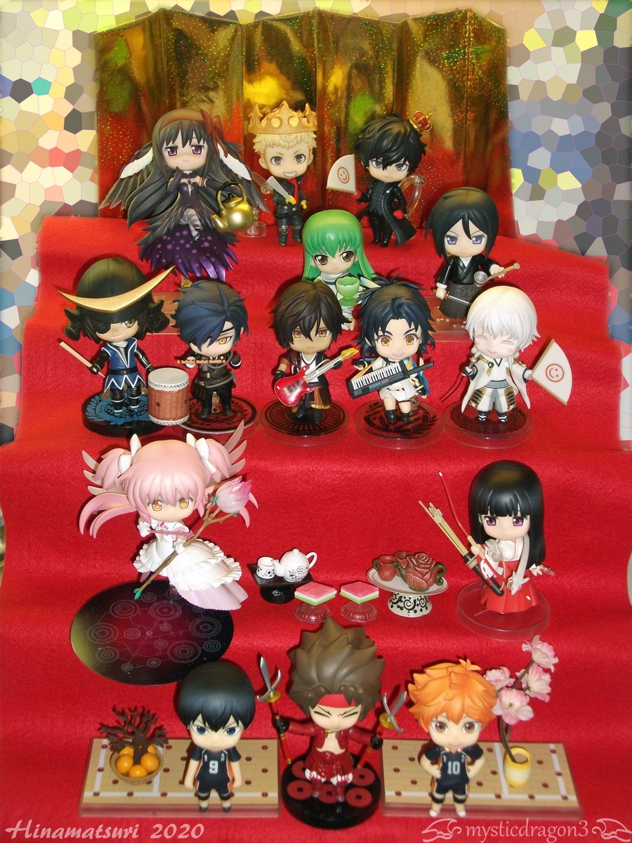 mysticdragon3ni's tweet photo. Tried making the background less intense. #Hinamatsuri2020 #hinadan #nendoroid #chibiarts #akiryu #pegoryu #DateGumi #datesana https://t.co/cv9Y4eAxoy