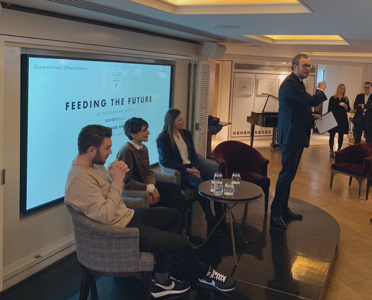 sevenhillsviews's tweet image. We’re at @theclubattheivy for our first breakfast panel of 2020 to talk about #FeedingTheFuture and how food businesses are taking the lead in fighting for social causes #changemakers