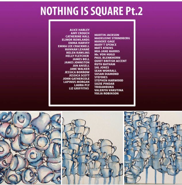 HelenNewhouse's tweet image. #Cultivate presents Nothing is Square Pt.2 - open again this Sat/Sun 
 from 11-5pm
Shipton Street Gallery, London, E2 7RZ
Lots of #smallwork to choose from! 

#london #visualart 
#drawing
#markmaking
#stilllife
#cups
#columbiaroad
#flowers
#painting
#groupshow