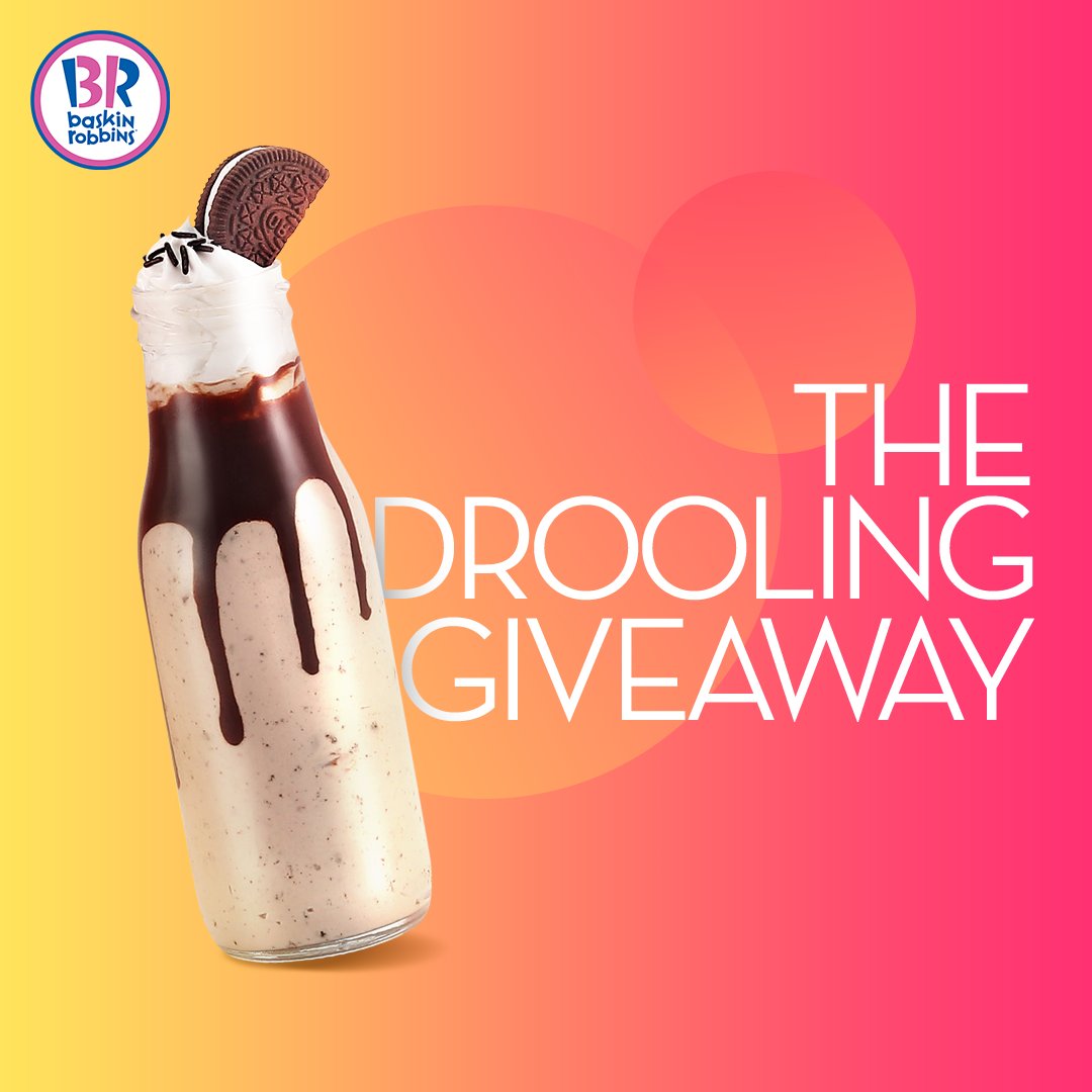 BaskinRobbinsIn's tweet photo. Tell us which is your favourite BR Milkshake and tag 3 friends you want to have it with. 

Follow BR India on Instagram, FB &amp; Twitter to be eligible for the giveaway.

20 lucky winners win a BookMyShow voucher worth Rs.500 every day!

#BaskinRobbinsIndia #TheDroolingGiveaway https://t.co/nNyF9v9xnS