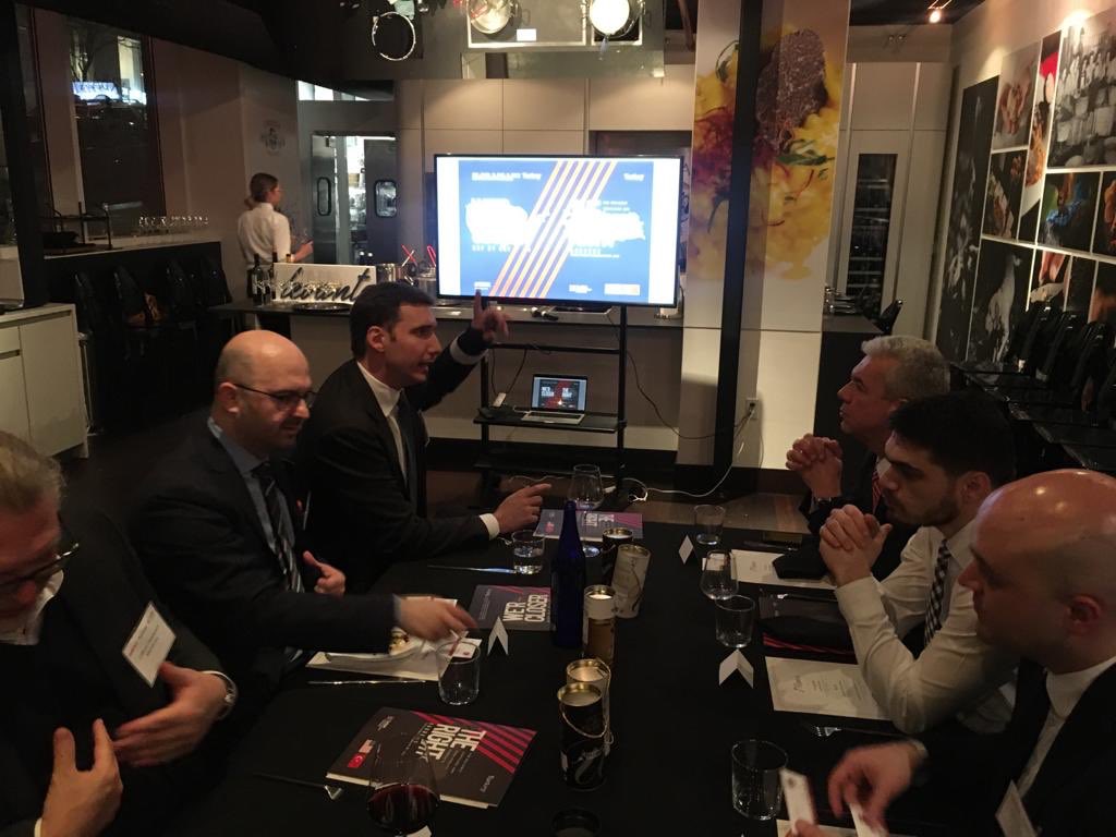 mepexofficial's tweet photo. Mepex tarafından New York Build 2020 fuarına eş zamanlı olarak New York ve bölgesinde yer alan kanaat önderleri ile networking geliştirilmesi adına bir yemek organizasyonu düzenlendi ve firmalara yapı sektörüne ilişkin bilgilendirme sunumu yapıldı. #mepex #addmib #newyork #abd https://t.co/DLip4cWgOg