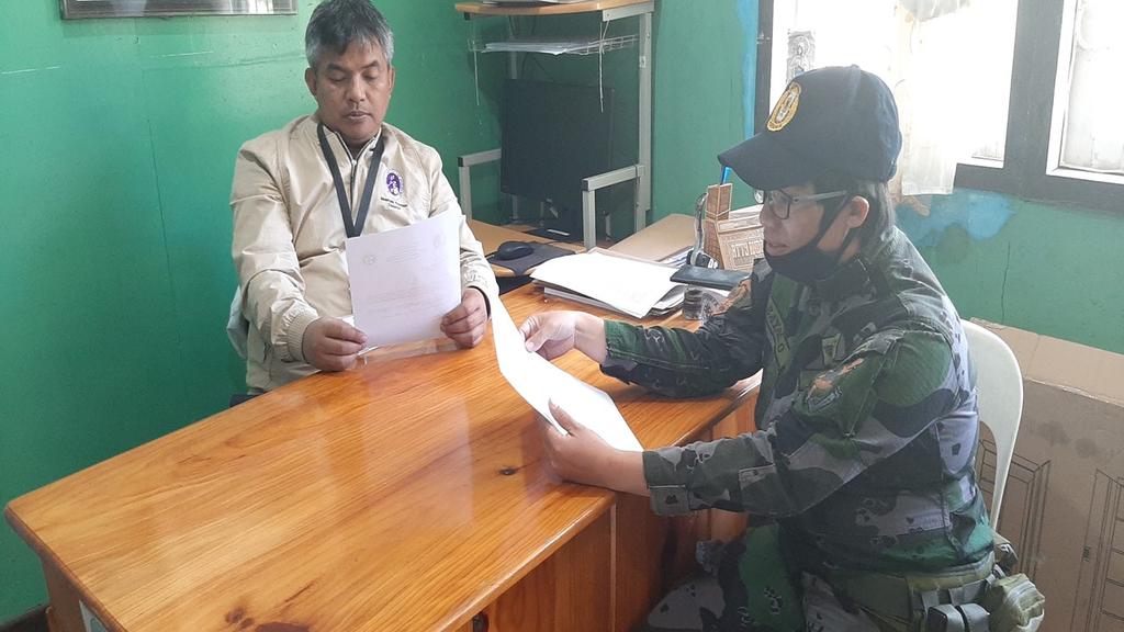 PNPBauko1's tweet photo. #TeamPNP
#ToServe&Protect
#PNPKakampiMo
#StakeholderSupport
Coordination with Atty Andrew Ruben Daculan re conduct of lecture to participants of BPATs undergoing refresher training
@penny_home @rwinp88 @PNPChiefGamboa @pnpdpcr @rcaddprocor @RCADDPROCOR1 https://t.co/3Q1DM7y2TL